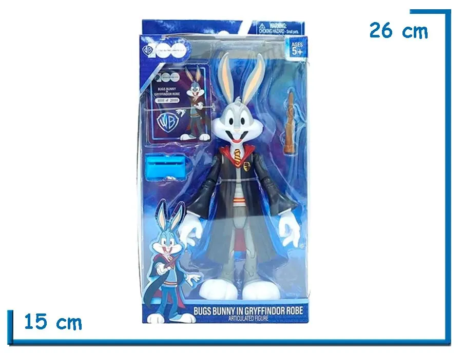 LOONEY TUNES MASHUP HP BUGS BUNNY IN GRIFFINDOR ROBE WB100