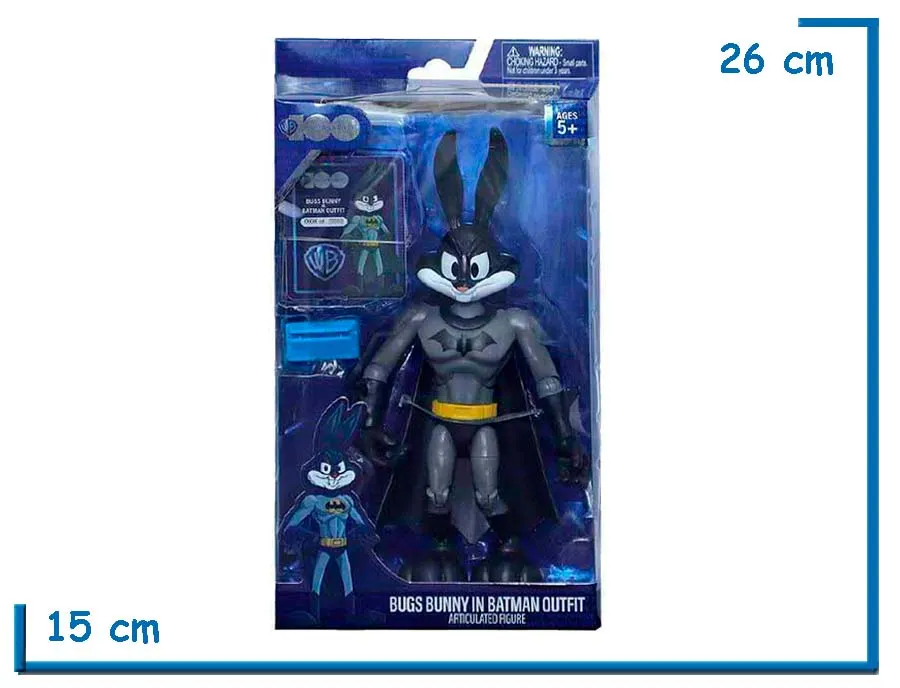 LOONEY TUNES MASHUP DC BUGS BUNNY IN BATMAN OUTFIT WB100