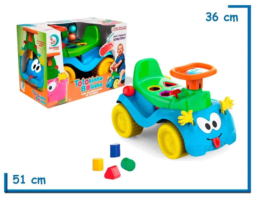 TOTOKINHA BOLINHA ANDADOR CON ENCASTRES Y PELOTAS