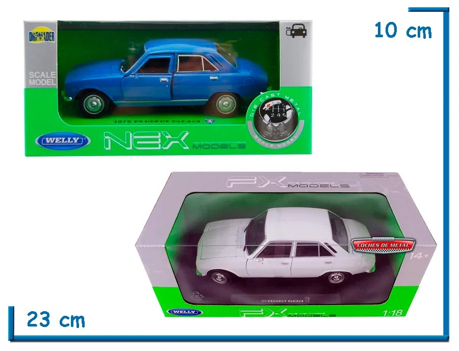 WELLY 1:24 PEUGEOT 504