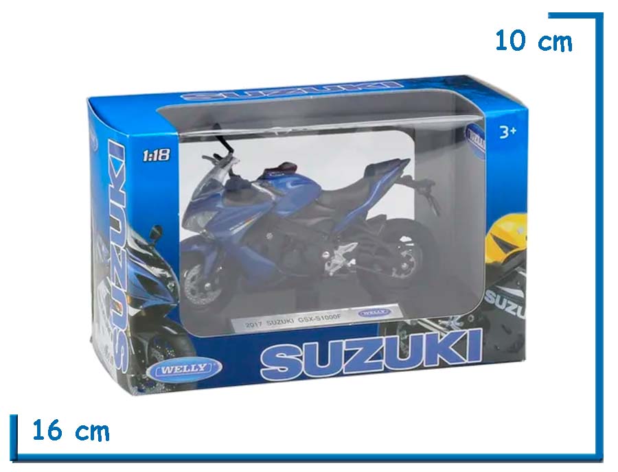 WELLY MOTO 1.18 2017 SUZUKI GSX-S1000F
