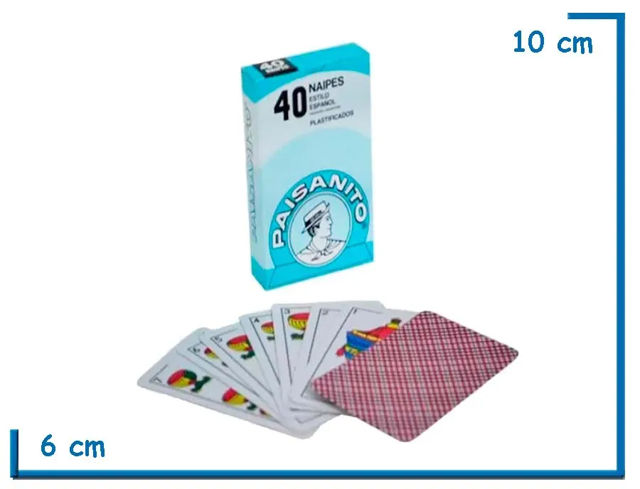 PAISANITO NAIPES ESPA¥OLES X40