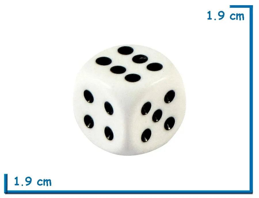 DADO 16MM BLANCO
