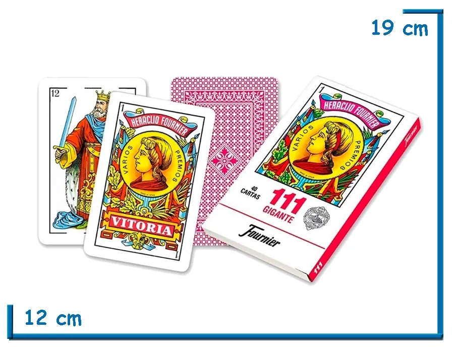 NAIPES GIGANTES FOURNIER X40