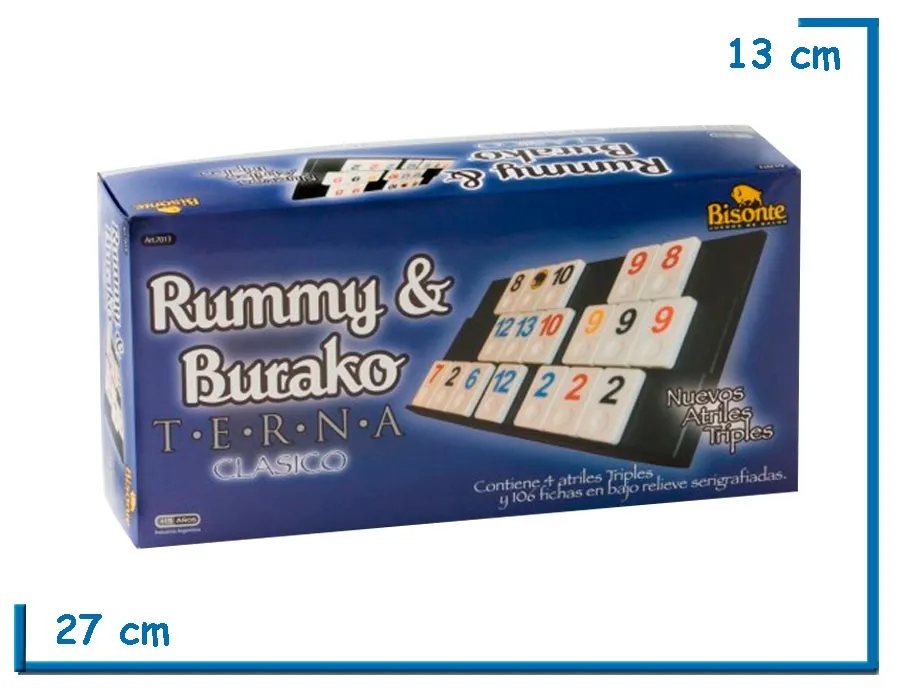 RUMMY BURAKO TERNA CLASICO
