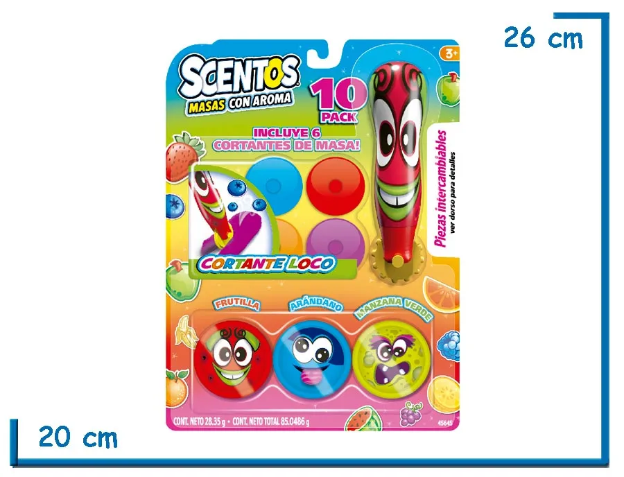 SCENTOS SET MASA CORTANTE LOCO EN BLISTER