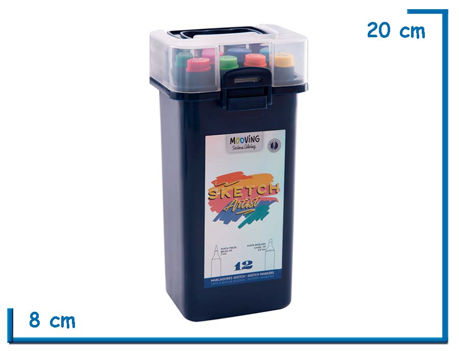 MOOVING SKETCH ARTIST MARCADORES SKETCH X12