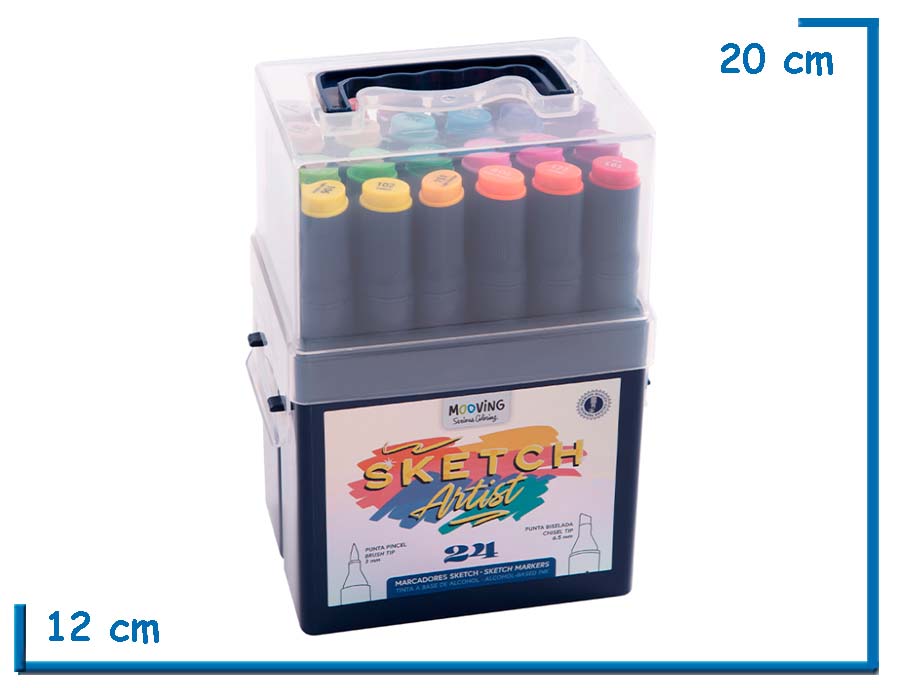 MOOVING SKETCH ARTIST MARCADORES SKETCH X24