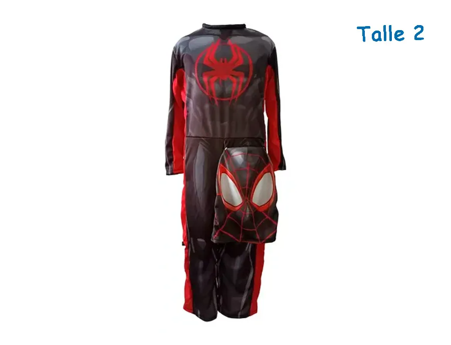 DISFRAZ T.2 MILES MORALES ACROSS THE SPIDER VERSE CLASICO