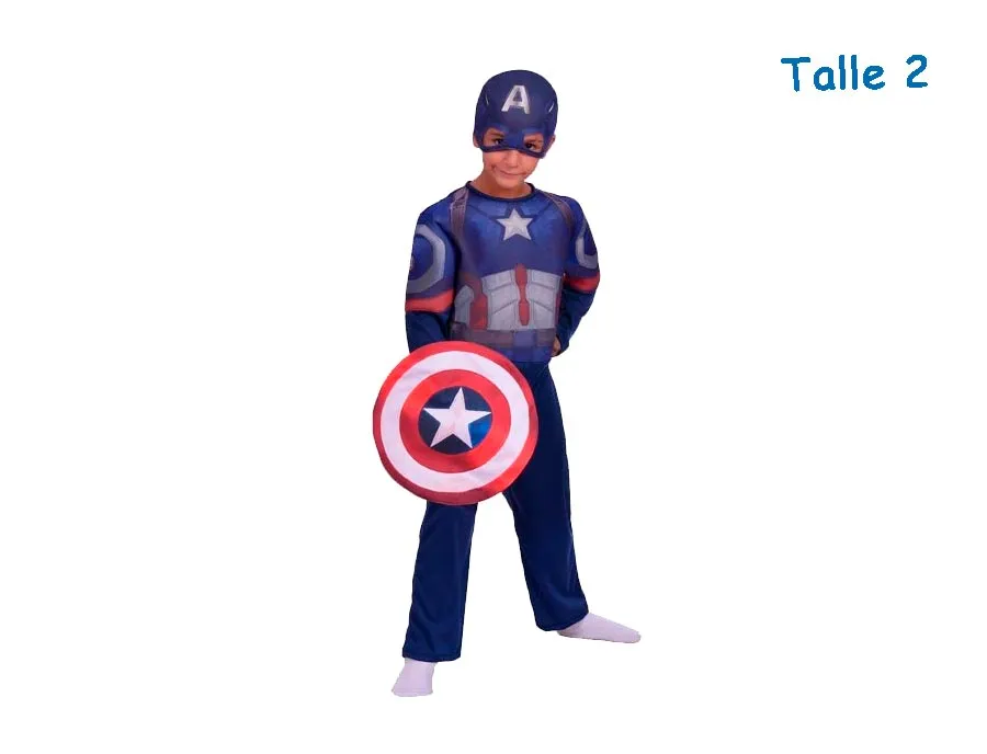 DISFRAZ T.2 CAP AMERICA INFINTY WAR CLASICO