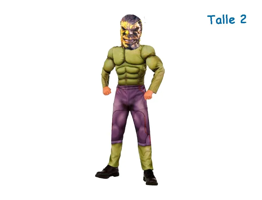 DISFRAZ T.2 HULK MUSCULOSO