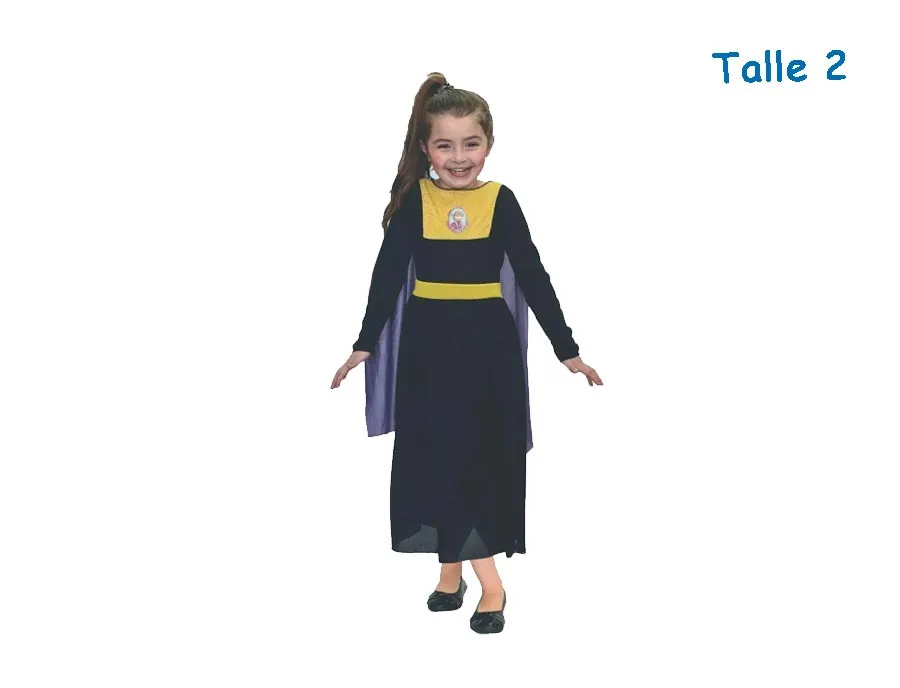 DISFRAZ T.2 FROZEN II ANNA NEGRO ECO