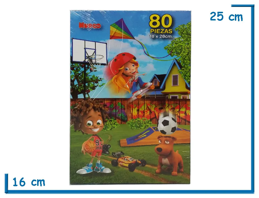 PUZZLE X80 PZS SURTIDO