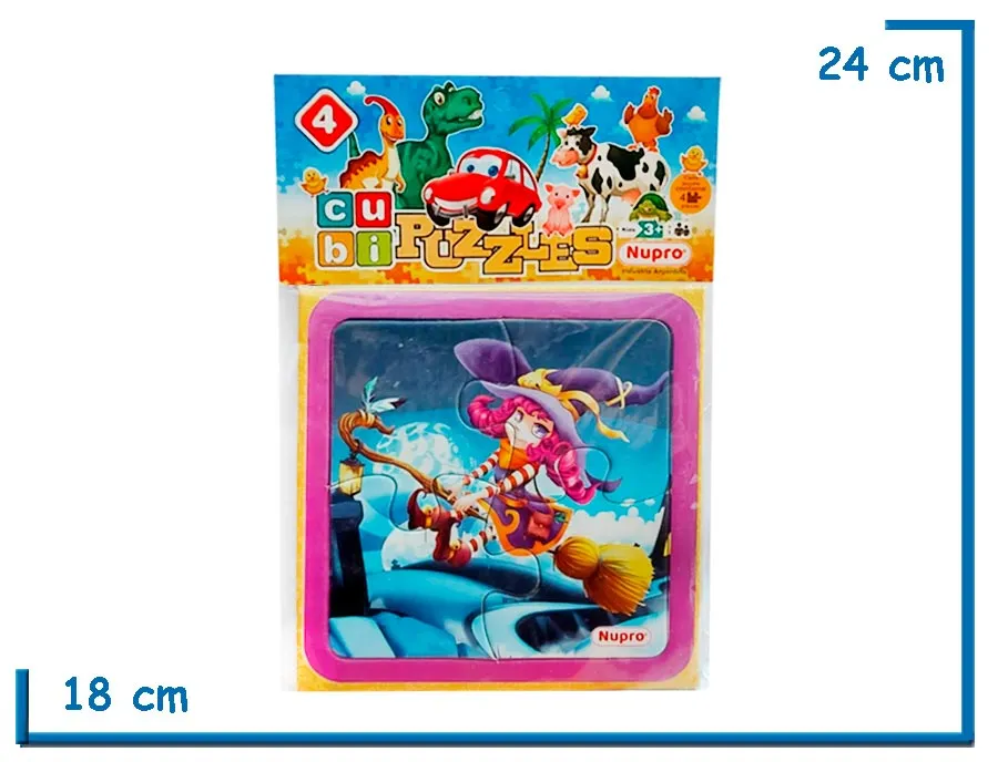 CUBI PUZZLE HALLOWEEN X4 PZS