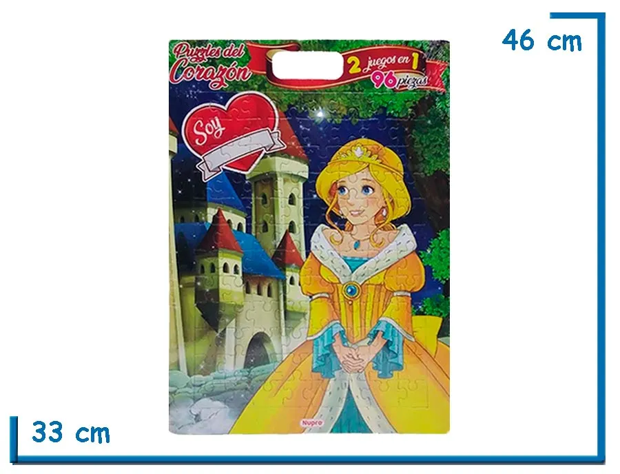 CUBI PUZZLE MANIJITA PRINCESA DE NOCHE 2 EN 1 96 PZS