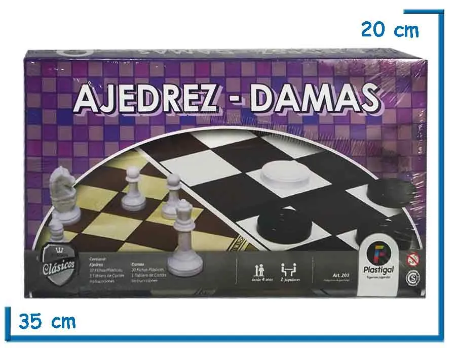 JUEGO DE AJEDREZ+DAMAS