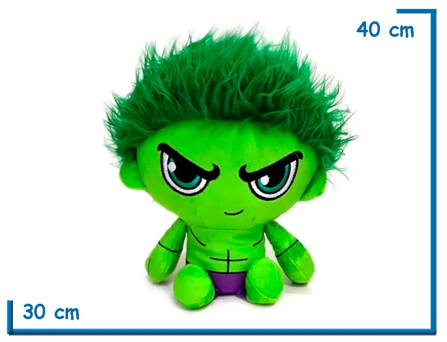PELUCHE HULK SD SENTADO 40CM