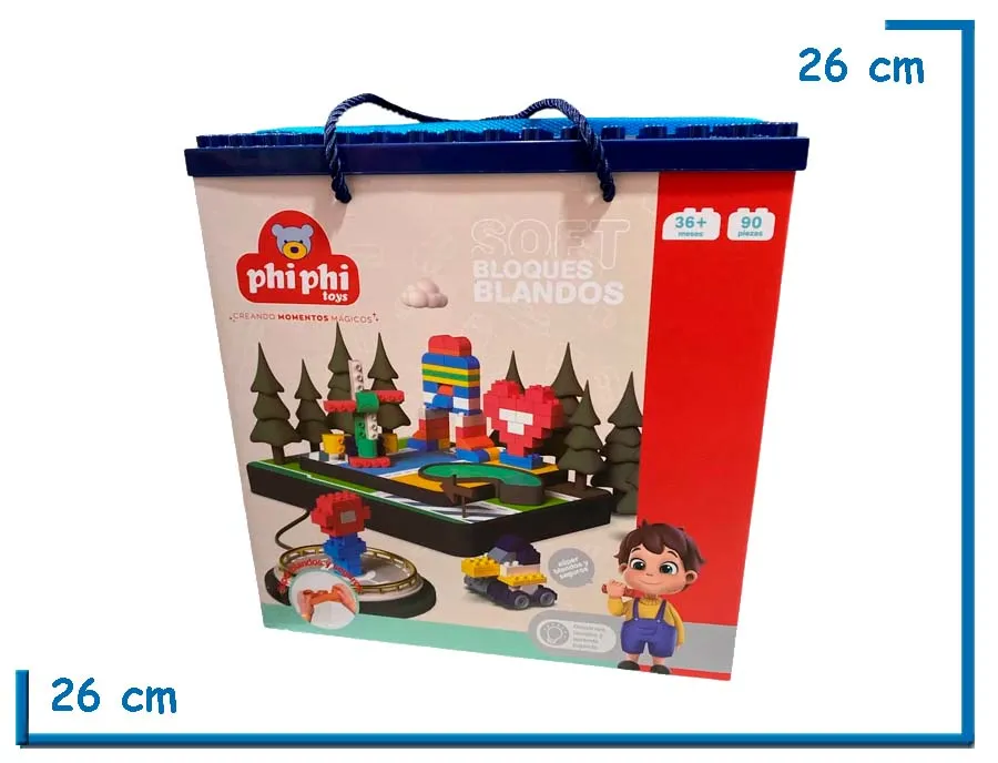 SOFT BLOQUES BLANDOS 90PZS EN CAJA