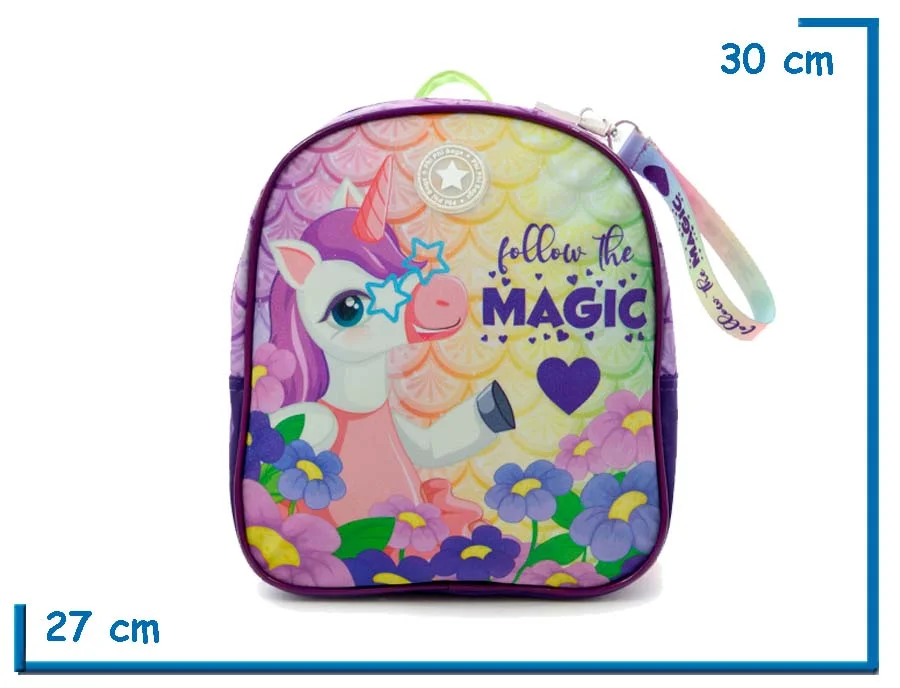MOCHILA ESPALDA 11″ UNICORNIO FOLLOW THE MAGIC