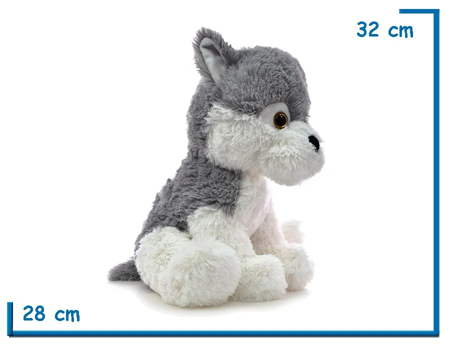PELUCHE PERRO SIBERIANO 32CM