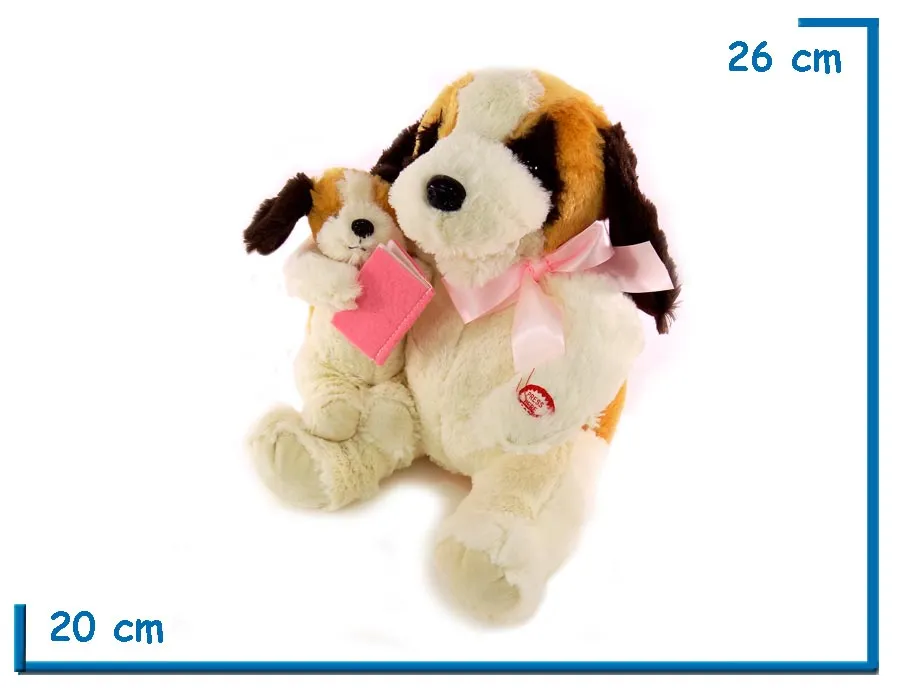 PELUCHE MAMA CON HIJO MUSICAL 26CM