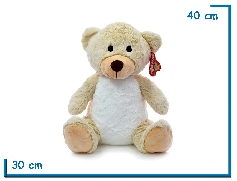 PELUCHE OSO BEIGE 40CM