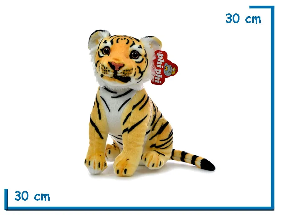 PELUCHE TIGRE CLASICO SENTADO