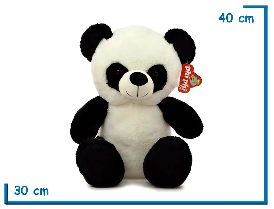 PELUCHE PANDA SENTADO 40CM