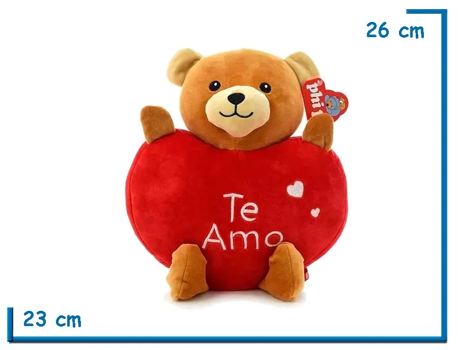PELUCHE OSO DISFRAZ CORAZON