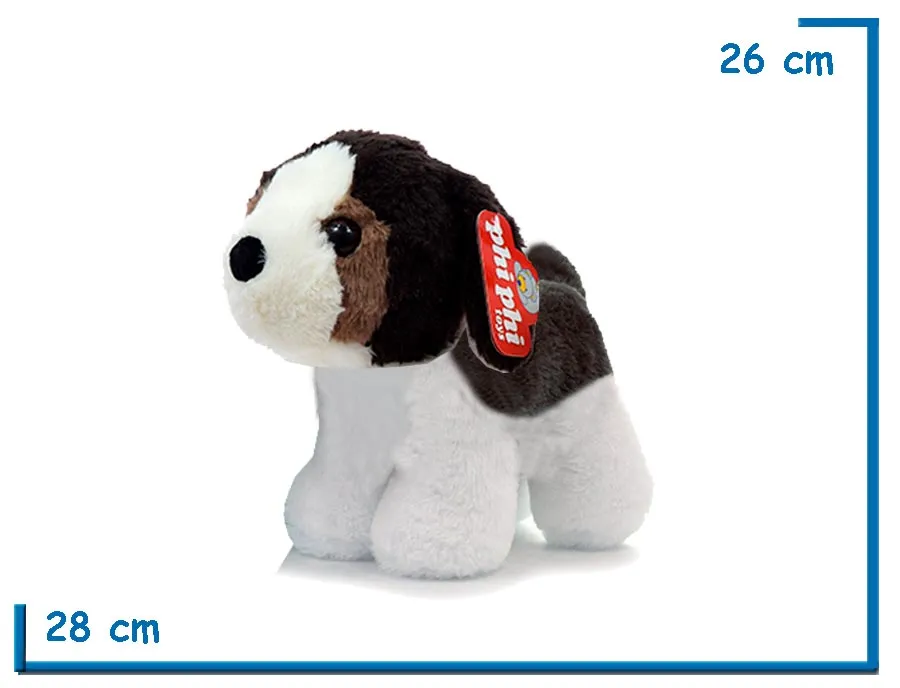 PELUCHE PERRO SAN BERNARDO PARADO 28CM