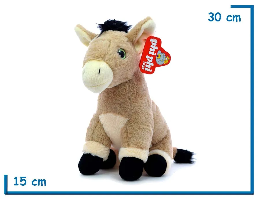 PELUCHE BURRITO SENTADO 30CM