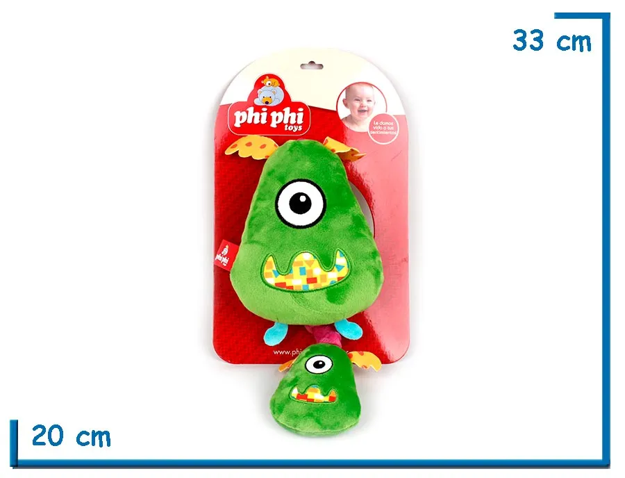 CUNERO MUSICAL MOUNSTRITO VERDE 33CM