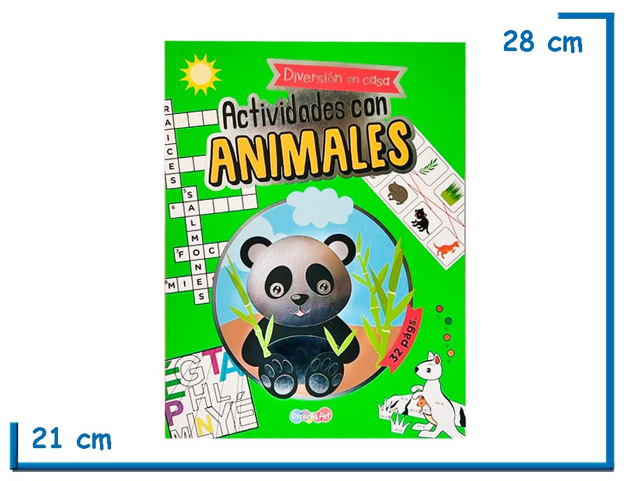 L.DIVERSION EN CASA ACTIVIDADES CON ANIMALES VERDE