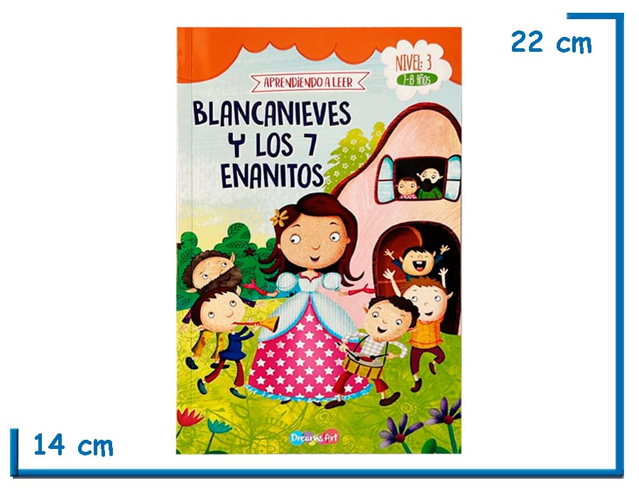 L.BLANCANIEVES Y LOS 7 ENANITOS APRENDIENDO A LEER NIVEL 3 (7-8 A¥OS)