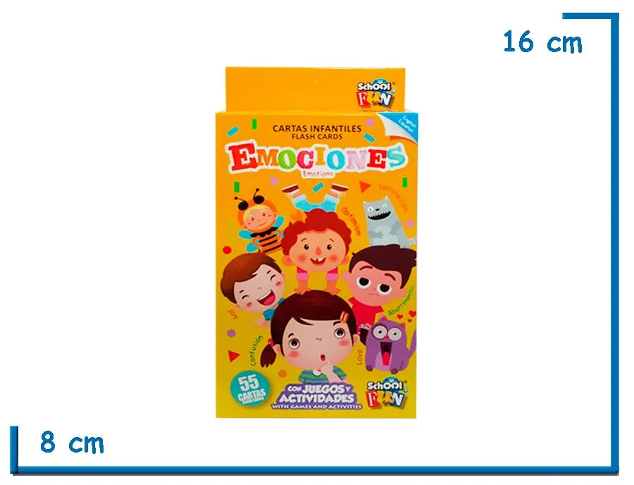 CARTAS INFANTILES EMOCIONES ESPA¥OL INGLES