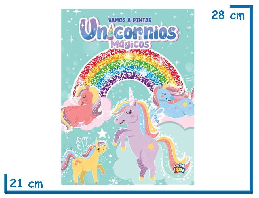 L.VAMOS A PINTAR UNICORNIOS MAGICOS