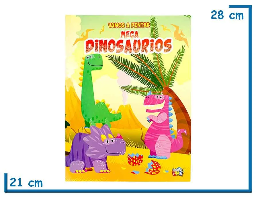 L.VAMOS A PINTAR MEGA DINOSAURIO
