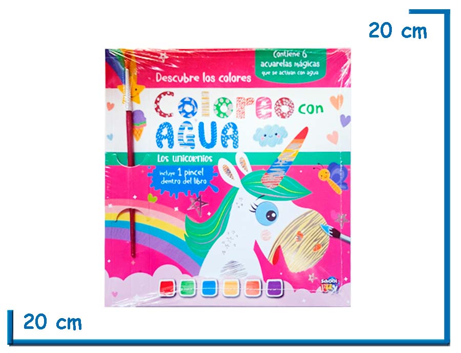L.COLOREO CON AGUA LOS UNICORNIOS