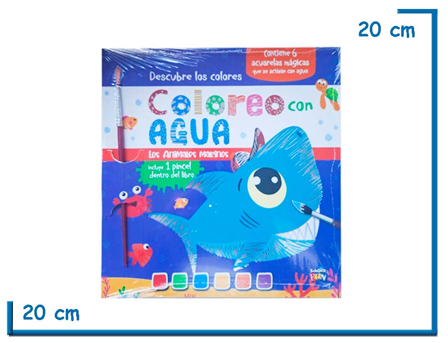 L.COLOREO CON AGUA LOS ANIMALES MARINOS