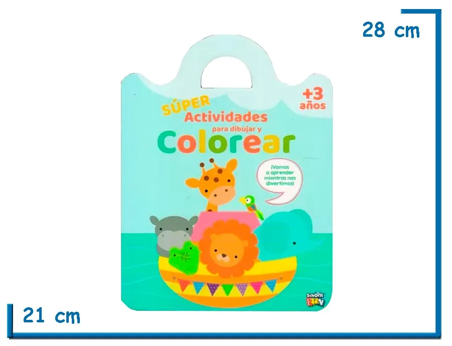 L.SUPER ACTIVIDADES PARA DIBUJAR Y COLOREAR ARCA