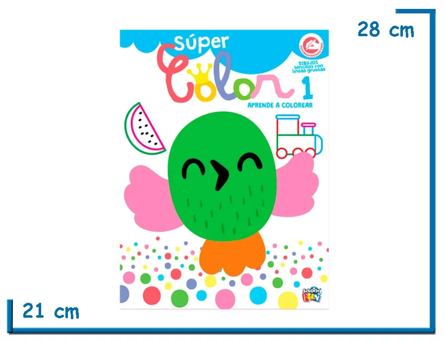 L.SUPER COLOR 1 PAJARO VERDE