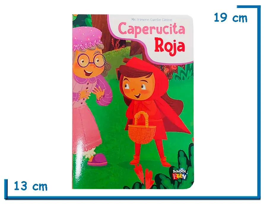 L.MIS PRIMEROS CUENTOS CLASICOS CAPERUCITA ROJA TAPA DURA