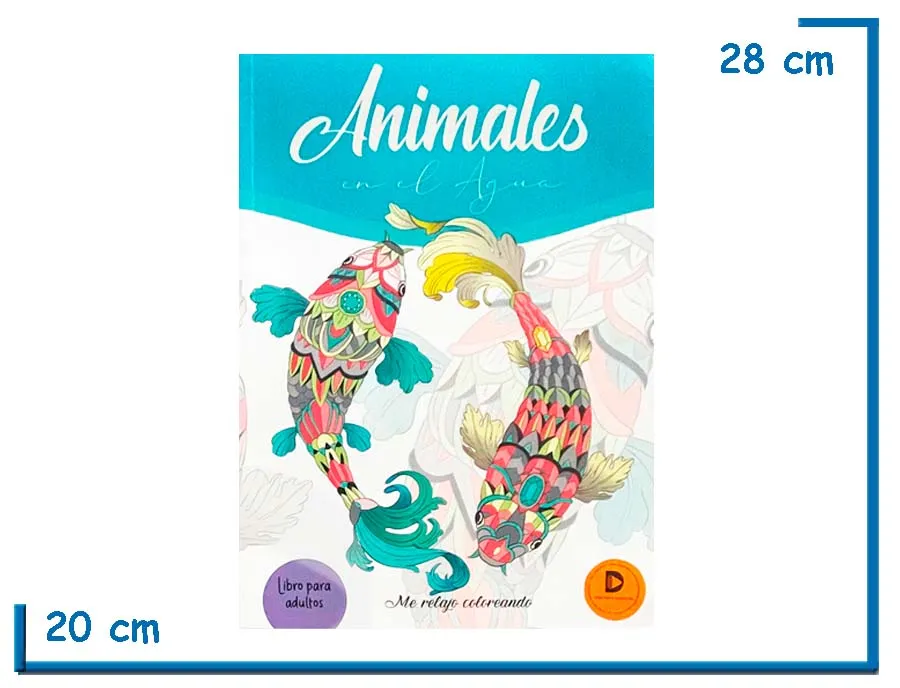 L.ME RELAJO COLOREANDO ANIMALES EN EL AGUA