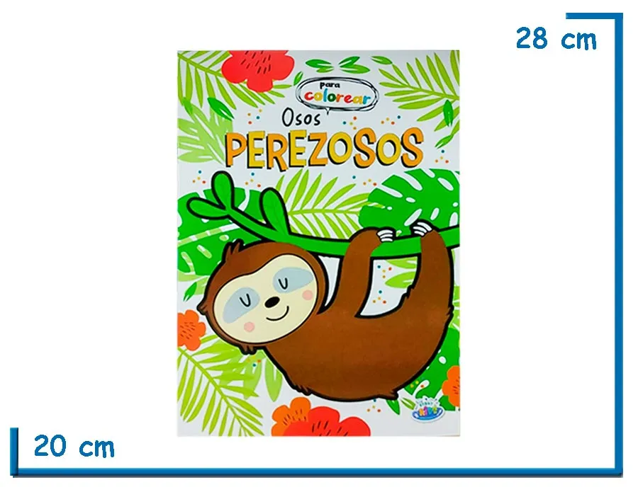 L.PARA COLOREAR OSOS PEREZOSOS
