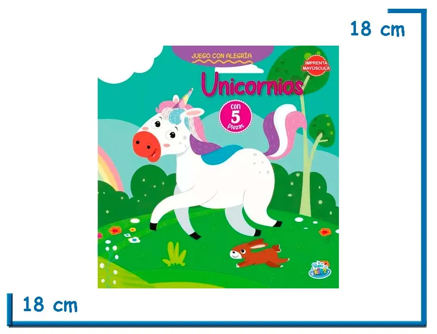 L.JUEGO CON ALEGRIA UNICORNIOS CON ENCASTRE