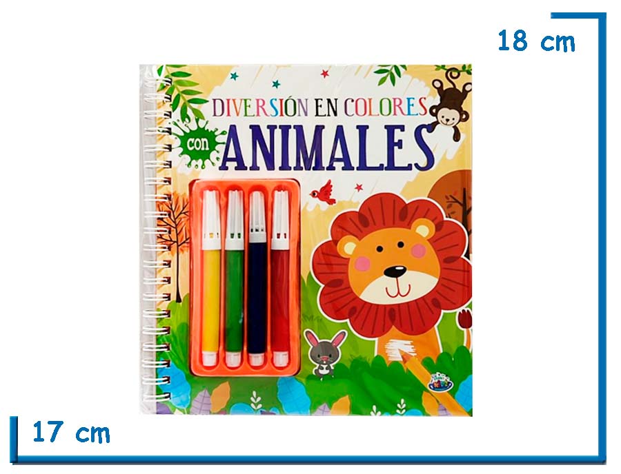 L.DIVERSION EN COLORES CON ANIMALES CON MARCADORES