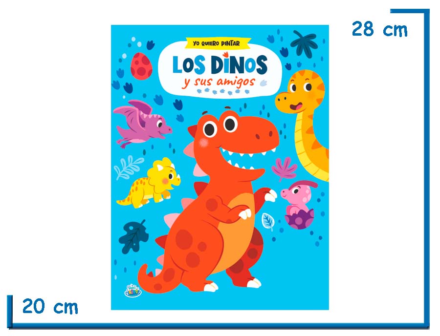 L.YO QUIERO PINTAR LOS DINOS Y SUS AMIGOS