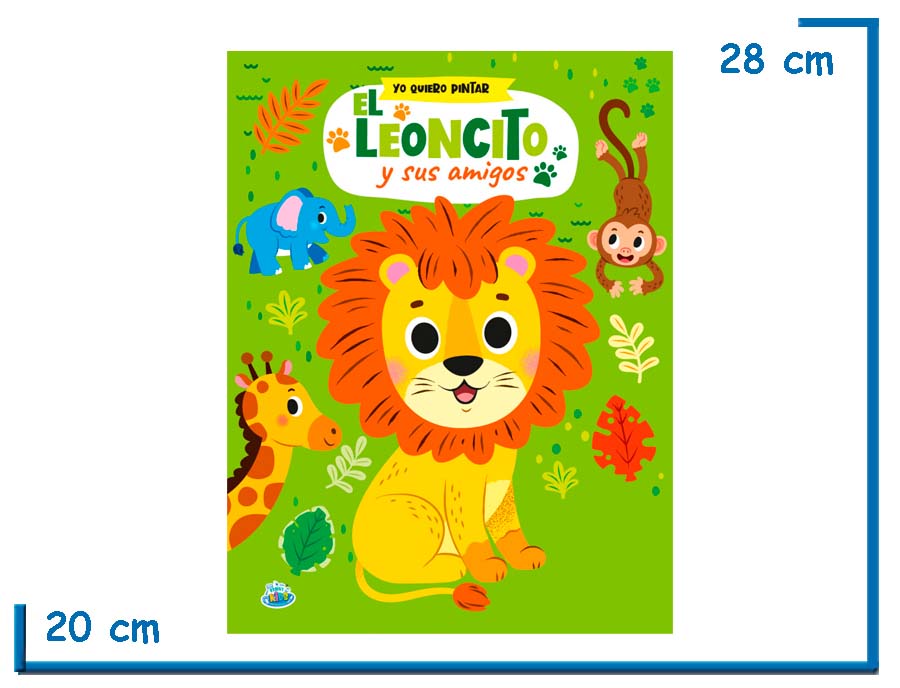 L.YO QUIERO PINTAR EL LEONCITO Y SUS AMIGOS