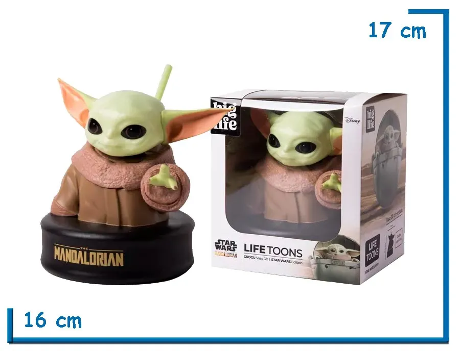 STAR WARS THE MANDALORIAN GROGU VASO 3D EN CAJA