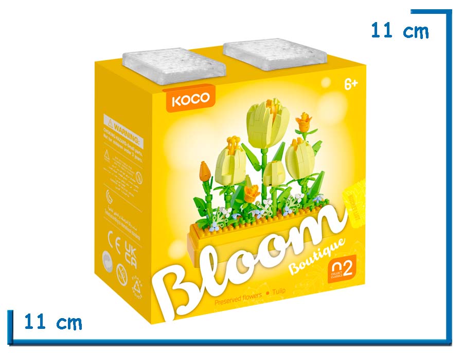 KOCO BLOOM BOUTIQUE PRESERVED FLOWERS TULIP 295 PZS